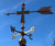 Stylized Cross painted weathervane
