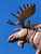 Bull Moose Weathervane