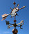 Artist Pallet with Brushes painted weathervane