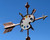 Artist Pallet with Brushes painted weathervane