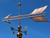 54” XL Premium High Wind Double Half Arrow weathervane
