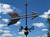 36” Large Premium High Wind Double Half Arrow Weathervane