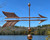 -48” Extra Large Premium High Wind Double Half Arrow Weathervane
