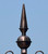 Swansea Bannerette weathervane with swan silhouette