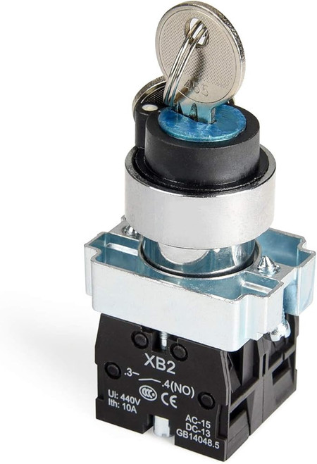 UP/NORMAL/DOWN external key switch for ELKA barrier gates. Includes two keys