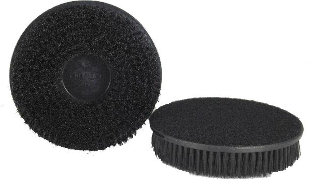 Detail Direct DA Carpet Brush, Professional 5 inch Hook and Loop Brush  Attachment for Polisher, 1.5 inch Bristles (Upholstery Brush)