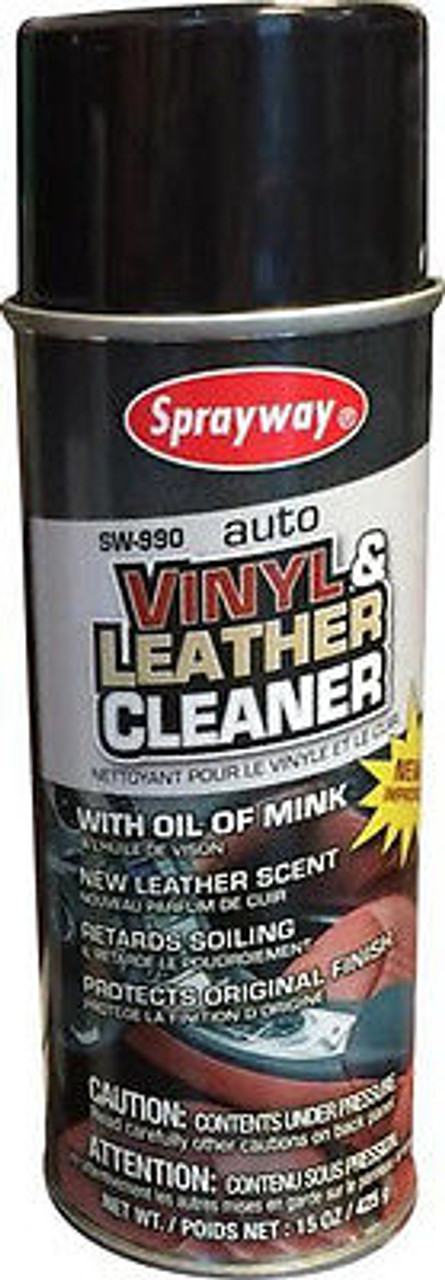 SPRAYWAY VINYL & LEATHER CLEANER WITH OIL OF MINK