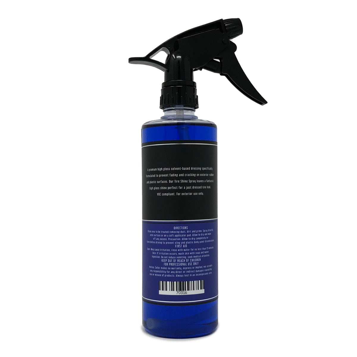 Tire Shine Spray  Exterior tire rubber spray & plastic dressing