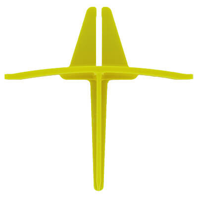 The Spiked feet are 4 3/4" wide with a 3" long spike. The spiked feet are particularly useful if wind is an issue when you train outdoors