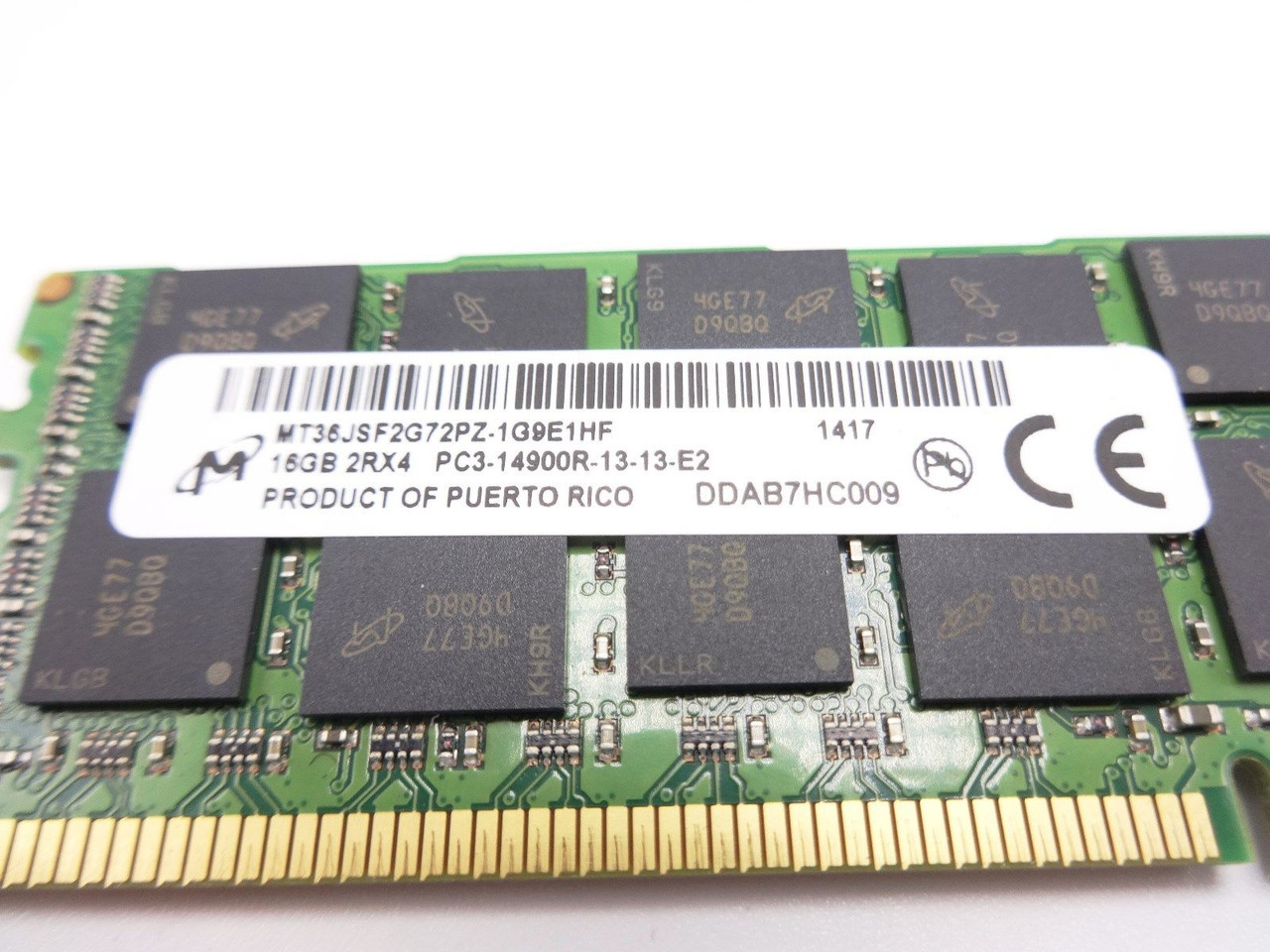 HP 708641-B21 16GB 14900R 2Rx4 memory module 712383-081 ***Server memory only***