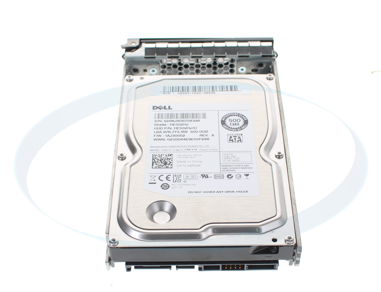 Dell 6R63F 500GB SATA 7200RPM 3.5" Hard Drive