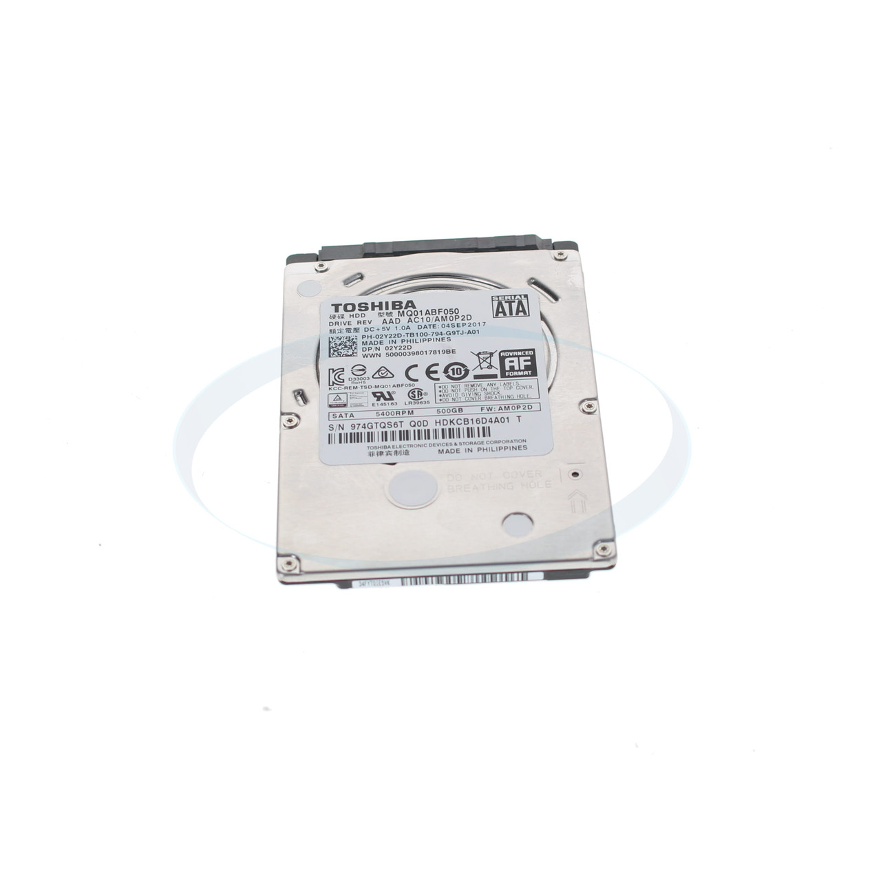 Dell 2Y22D 500GB 5400K 2.5" SATA 6GB Hard Drive
