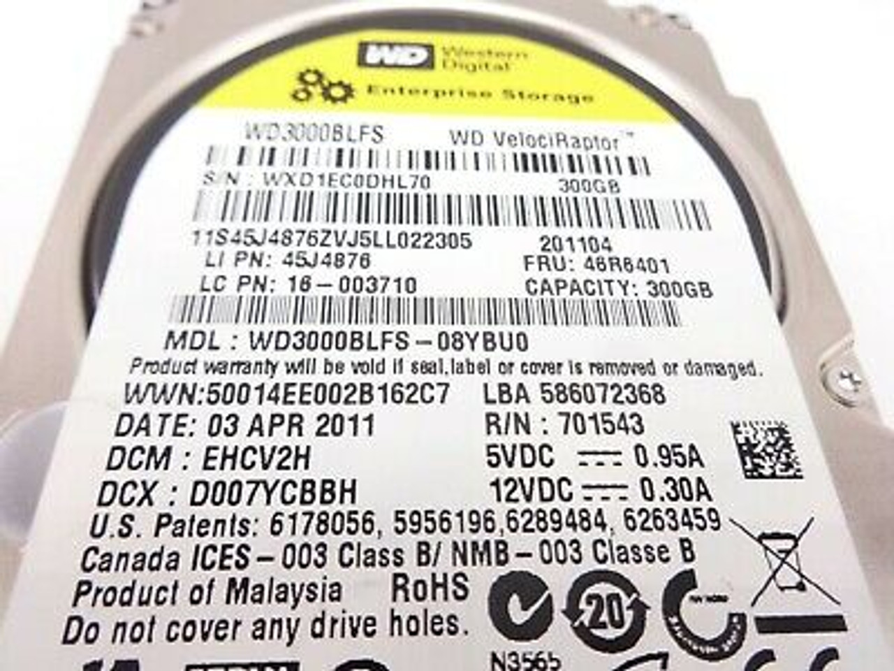 IBM 46R6401 300GB 2.5" SATA Hard Drive