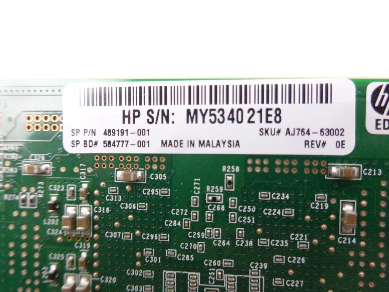 HP Qlogic 489191-001 8GB Dual Port PCIe QLE2562-HP HBA zxy