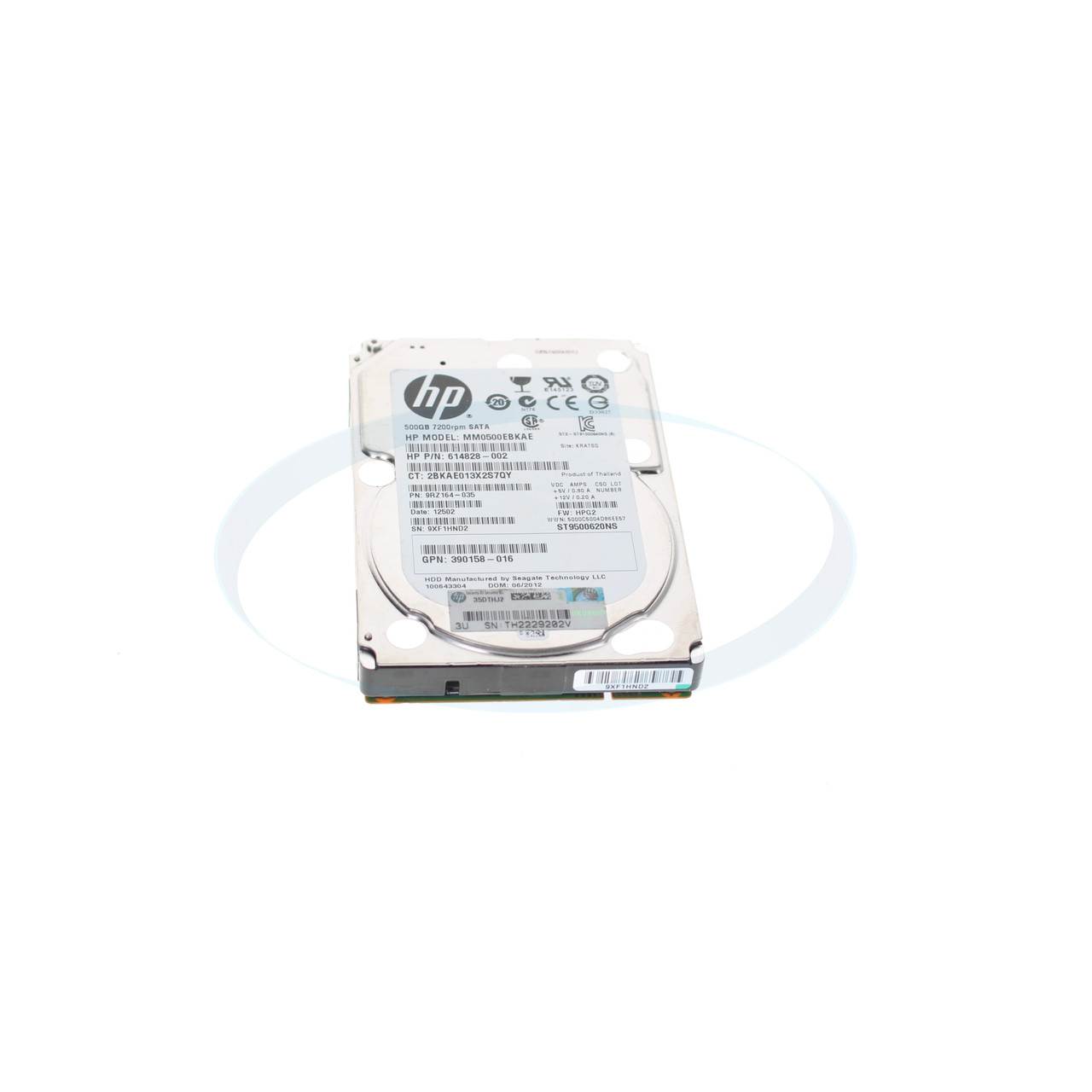 HP 614828-002 500GB 7.2K 3G 2.5" SATA Hard Drive