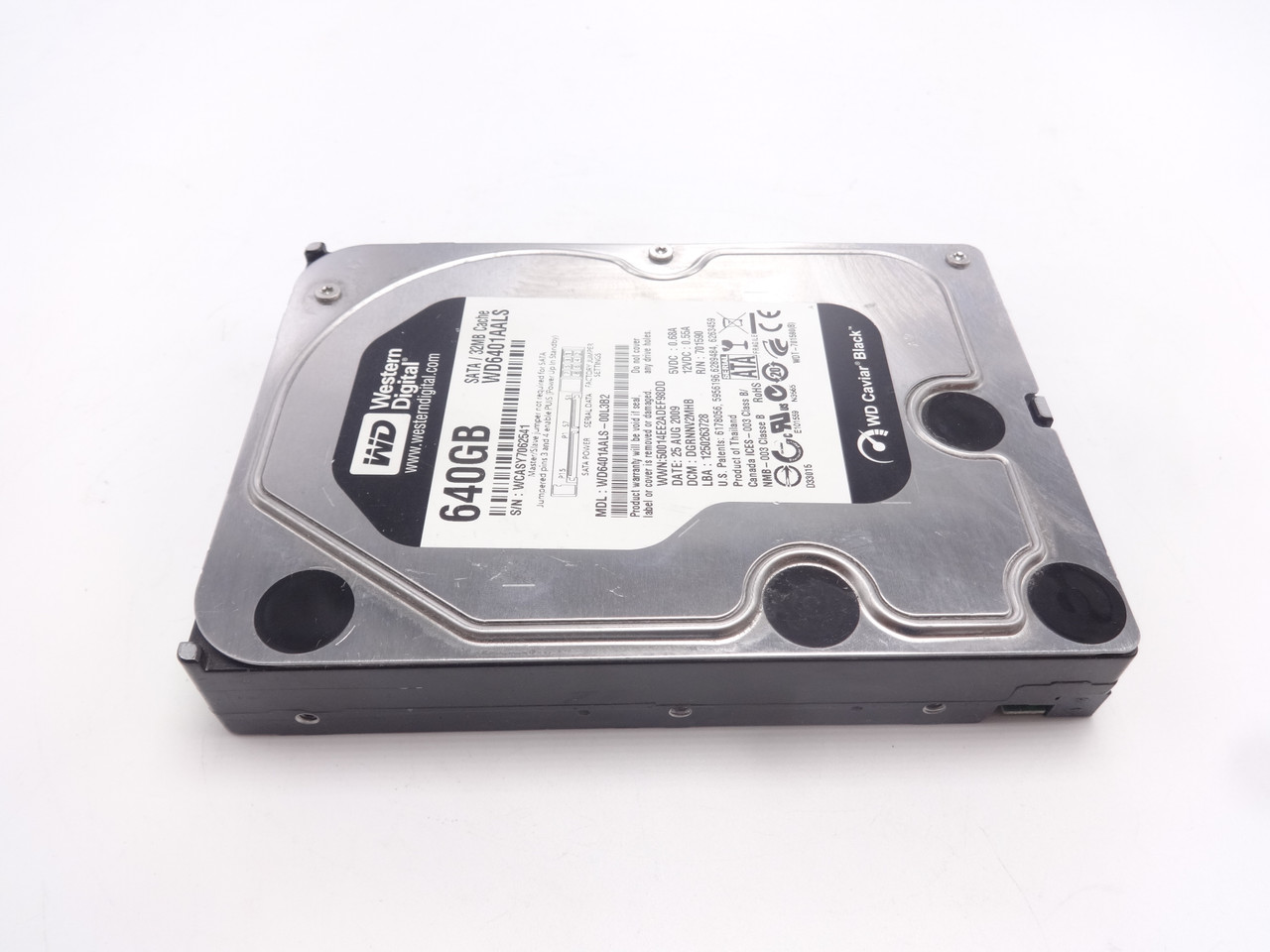 Western Digital WD6401AALS-00L3B2 640GB 7.2K SATA 3Gb/s 3.5 HDD