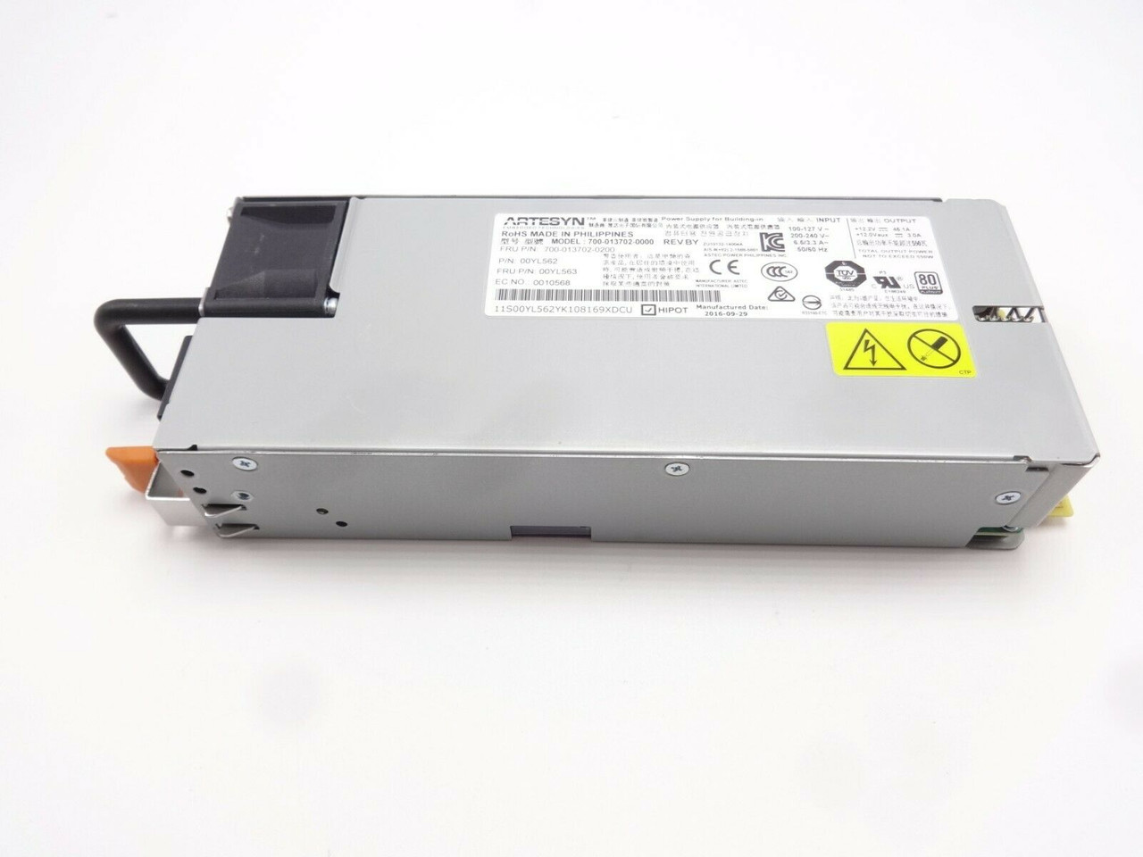 Lenovo 00YL563 550Watt Power Supply 00YL562