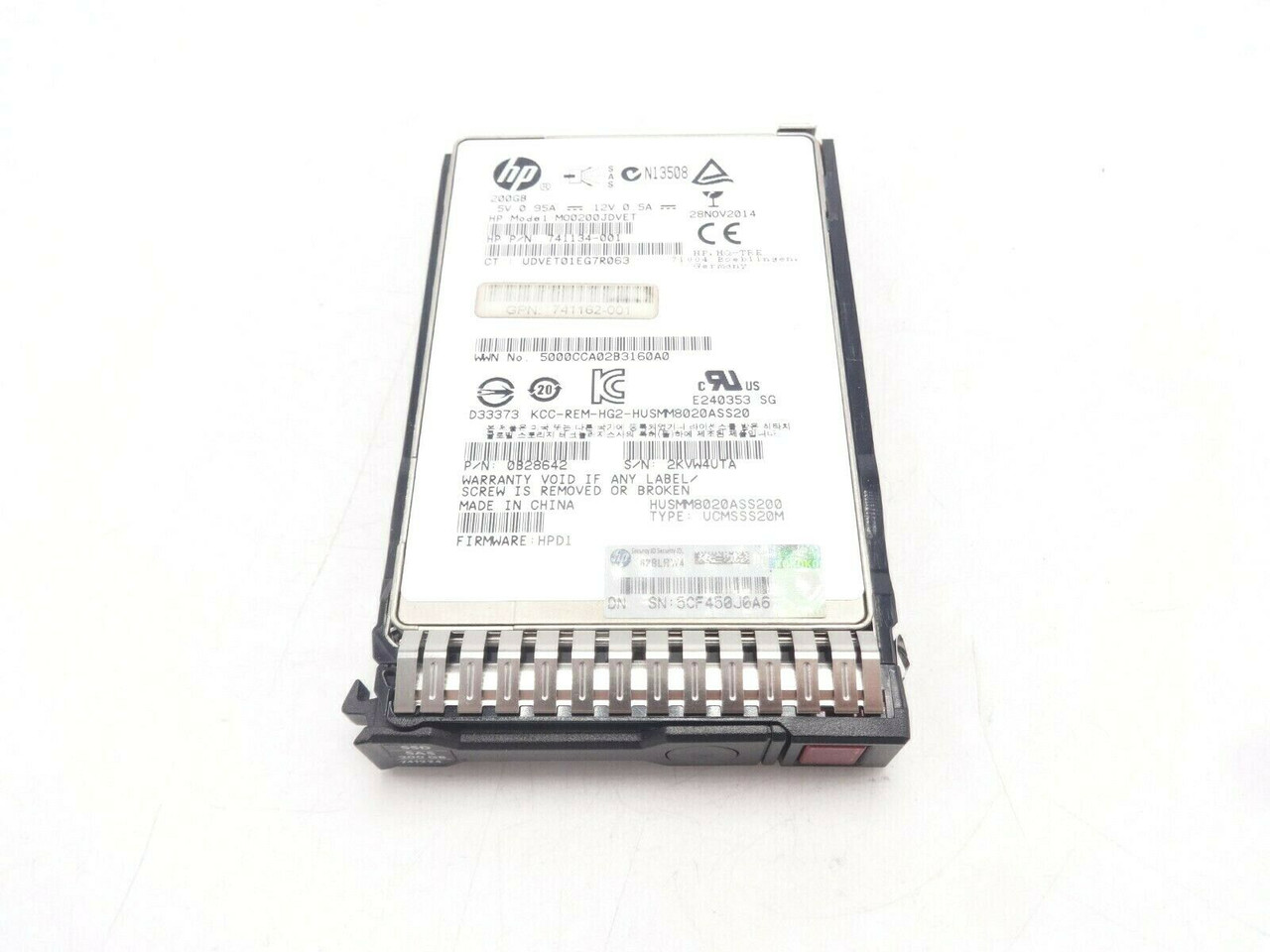 HP 741224-001 200GB 12 SAS 2.5" SSD 0B28642 741224