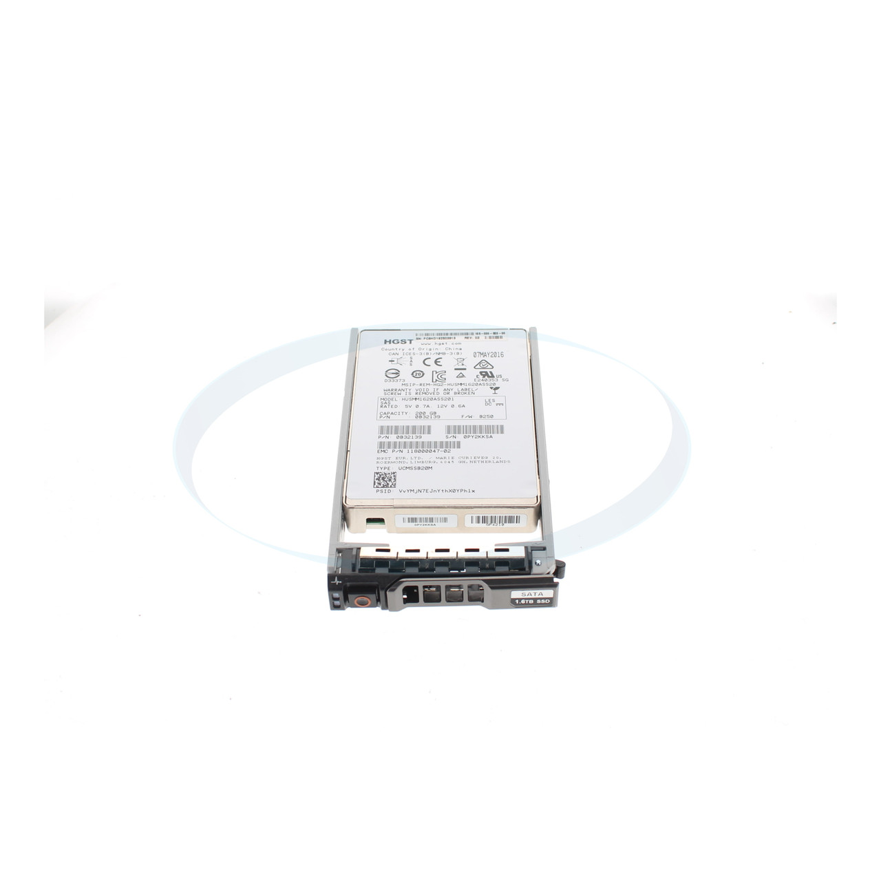 Hitachi HUSMM1620ASS201 200GB 12G MLC SAS 2.5" SSD Dell / HP Compatible