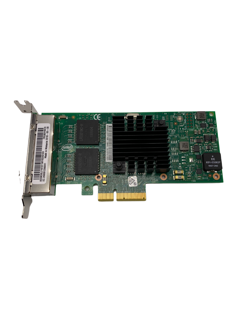 Lenovo 00YK613 Intel I350-T4 PCIe 1Gb 4Port Ethernet Adapter w60