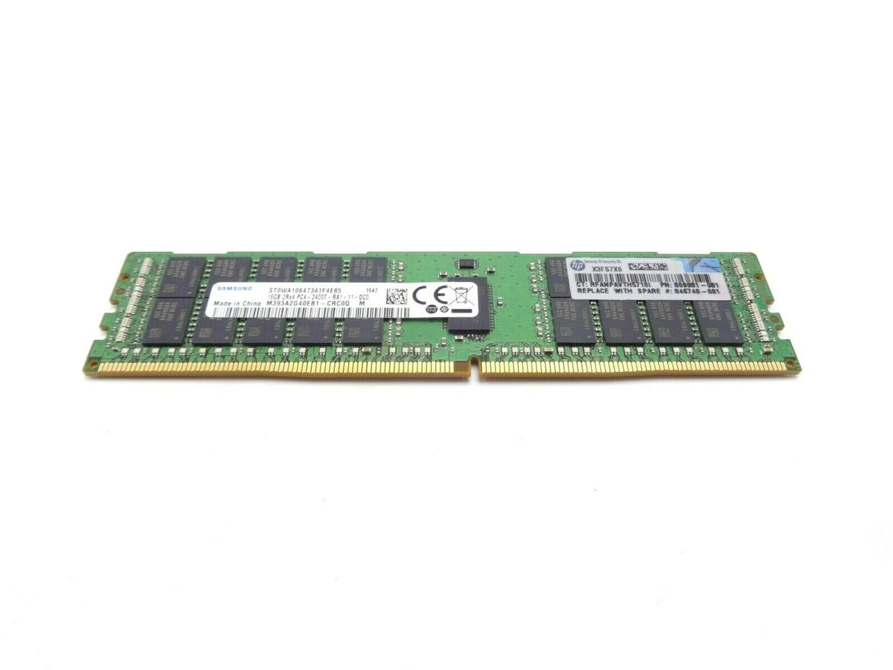 HP 16GB PC4-2400T 2Rx4 Server Memory Dimm 846740-001 809081-081