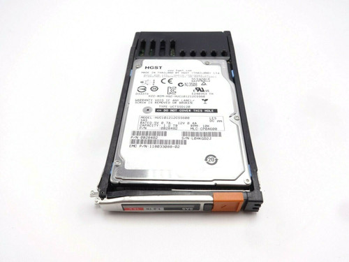 EMC 118033088-02 1.2TB 10K 6Gbps 2.5" SAS Small Form Factor Hard Drive with tray