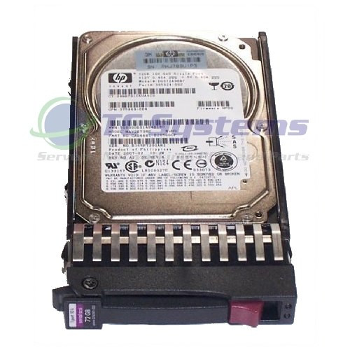 HP 376597-001 357861-B21 72GB SAS 2.5 10K Hard Drive