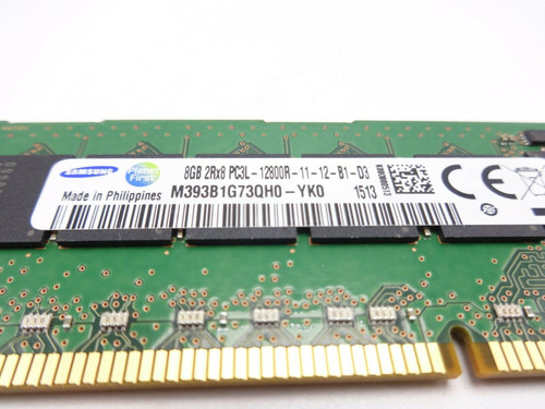 Samsung M393B1G73QH0-YK0 8GB PC3L 12800R 2Rx8 Server Memory