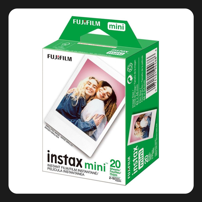 Papel Fujifilm Instax Mini (20 hojas)