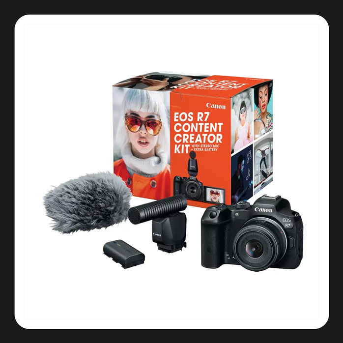 Cámara Canon EOS R7 Creator Combo Cámara Canon EOS R7 Creator Combo