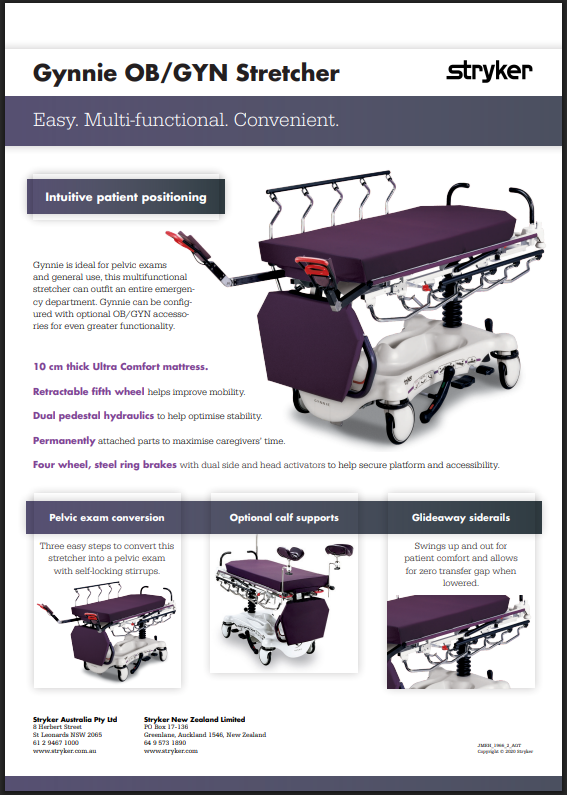 Gynnie OB/GYN Stretcher