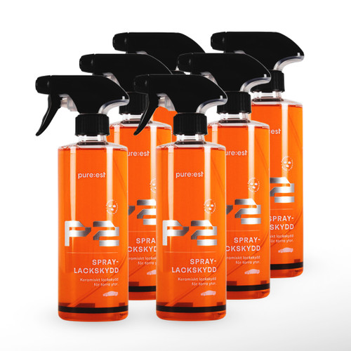 P2 Flytande keramiskt lackskydd 500ml 6-pack