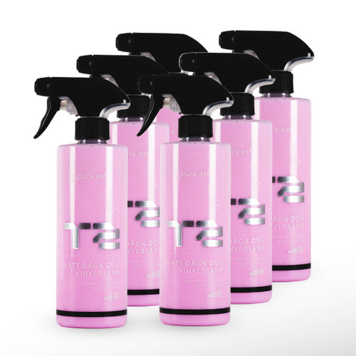 T2 Däckglans Matt 500ml 6-pack