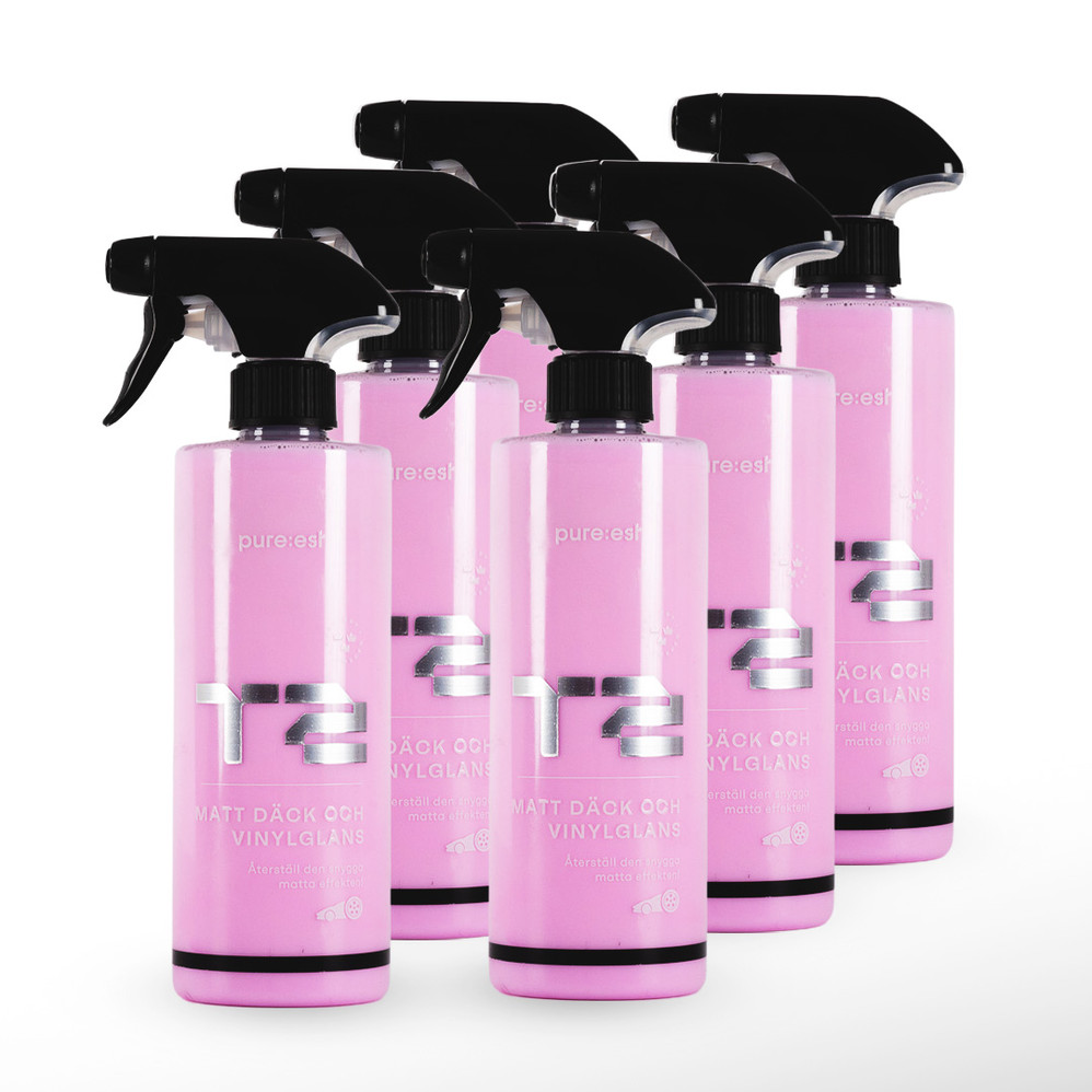 T2 Däckglans Matt 500ml 6-pack