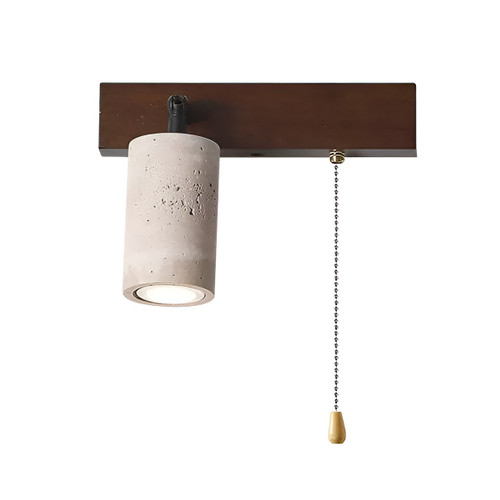 CLAY Yellow Travertine Adjustable Wall Light for Bedroom, Living Room & Corridor - Wabi-sabi Style