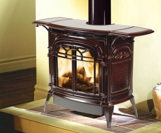 Vermont Casting Radiance DV Gas Stove, Classic Black