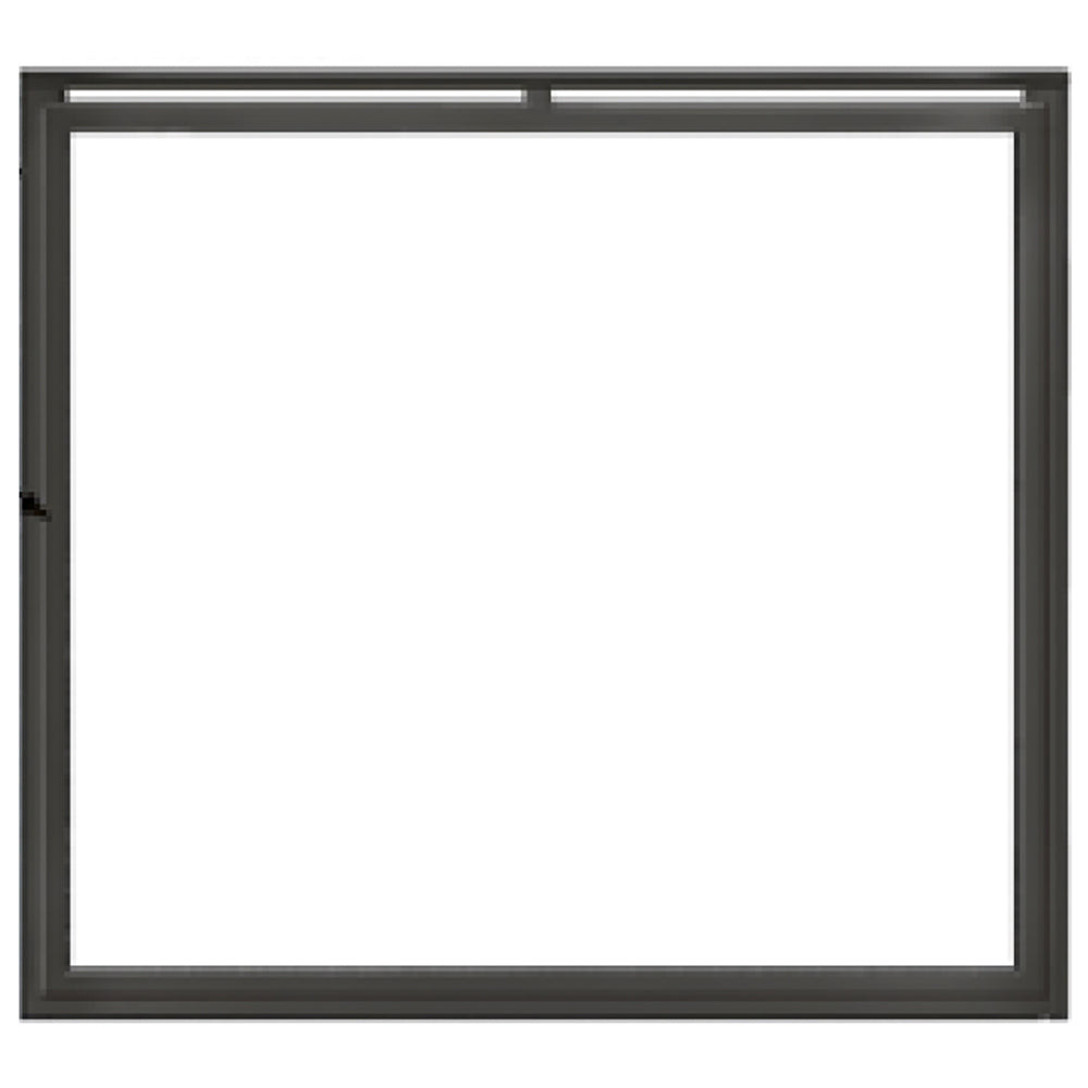 Majestic Ensemble Overlap Fit Front w/ ClearVue Mesh, Gun Metal - ENSEMBLE42GM