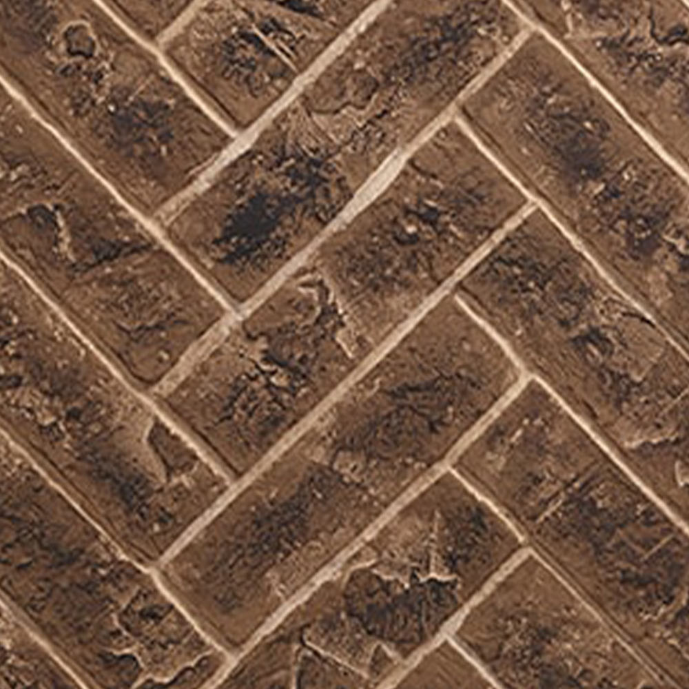 Majestic Brick Panels, Herringbone Tavern Brown - BRICK42MPLTBH