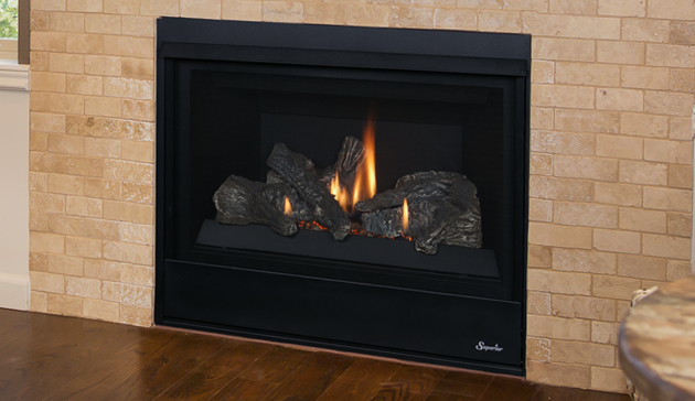 Superior DRT2035 35" Rear Direct Vent Gas Fireplace, Millivolt, LP