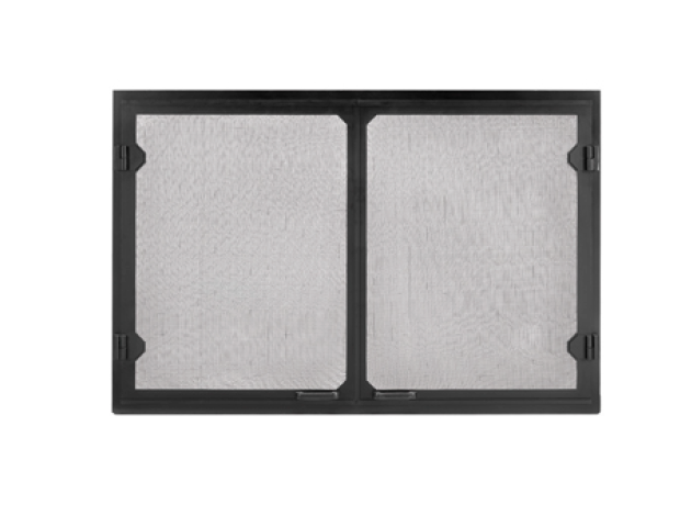 Majestic Grand Vista Cabinet Style Mesh Doors 422"- Black