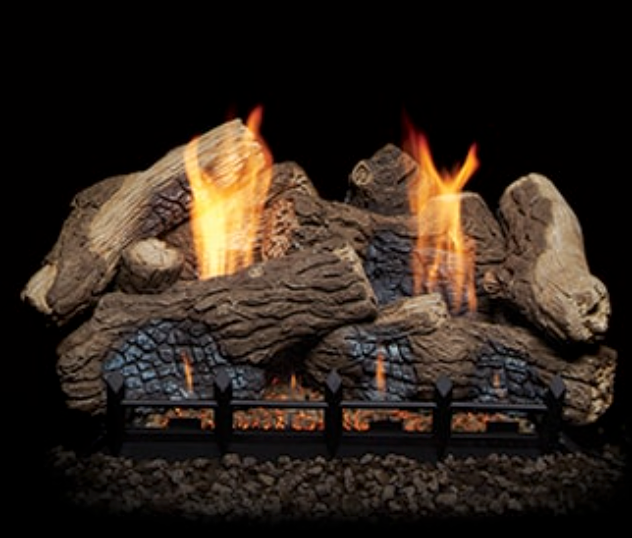 Monessen 24" Berkley Oak Refractory Log Set
