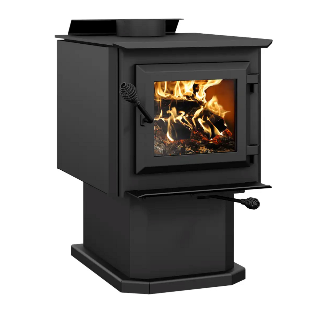 Ventis HES170 Wood Stove, Black
