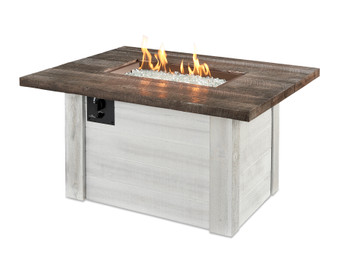 Outdoor Great Room Alcott Rectangular Gas Fire Pit Table