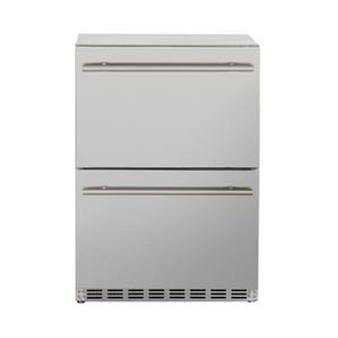 Summerset 5.3c Deluxe Outdoor Rated 2-Drawer Fridge - SSRFR-24DR2