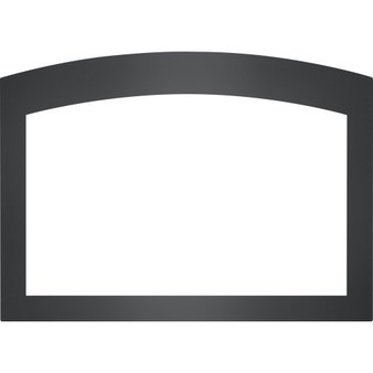Napoleon Small Arched 4 Sided Faceplate, Charcoal - SACH4F3B3