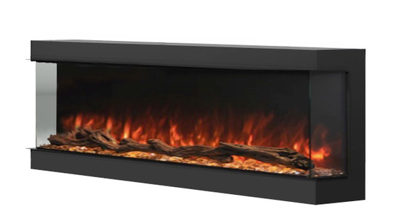 Modern Flames 68" Landscape Pro Built-in Multi-Sided Electric Fireplace