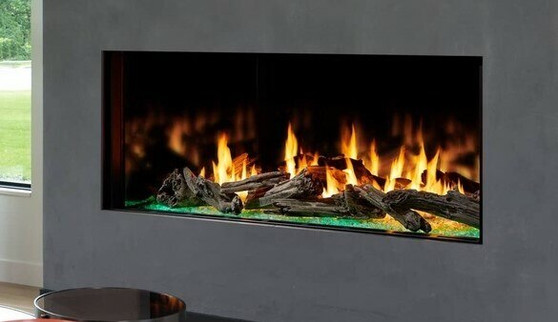 Heat & Glo Foundation Single-Side 7 Gas Fireplace