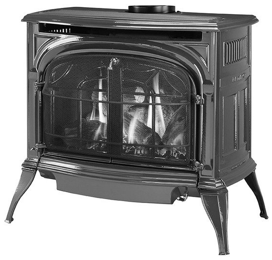 Vermont Casting Radiance DV Gas Stove, Classic Black