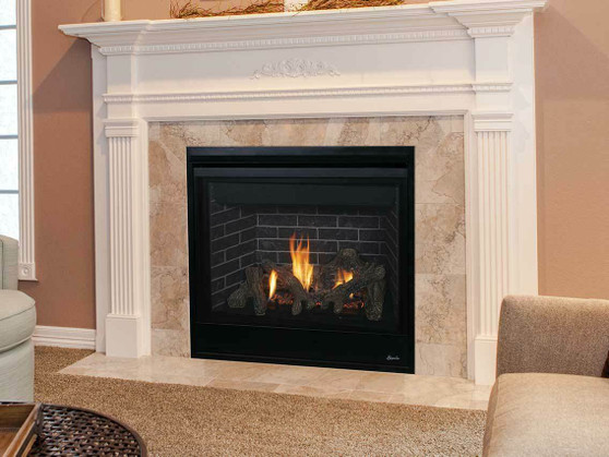 Superior DRT3035 35" Top Direct Vent Gas Fireplace, IPI, LP