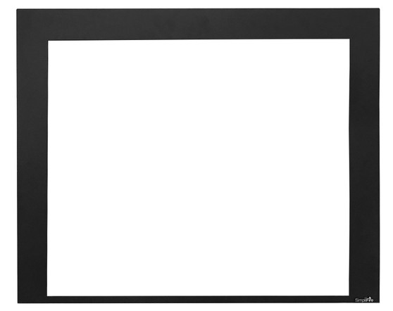 Simplifire 30" Optional Black Front (34-5/16"W x 28-3/16"H) - Creates 2" Overhang to Cover Drywall Transitions